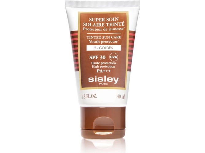 Protetor Solar SISLEY Super Soinsolaire Tinted Sun Care SPF30 (2 Golden - 40 ml) SISLEY - Protetor solar - protetor solar, filtro UV, anti-radiais, anti-estresse oxidativo, proteção celular