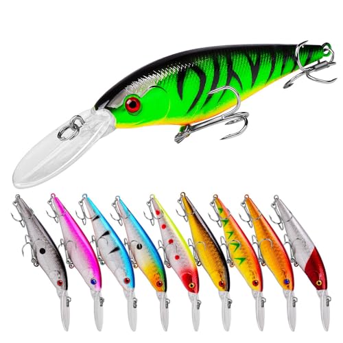 Conjunto de Lures ORIGRAM 10 Peças (Multicor) OriGlam - Isca e anzol - conjunto, lures, origram, multicor