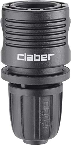 Acessório para sistemas de água claber 91009 preto, inox (Cozinha e Casa de Banho) Claber - Acessórios e suportes de encanamento - tubo de drenagem, 1/2, ligação rápida, bocal