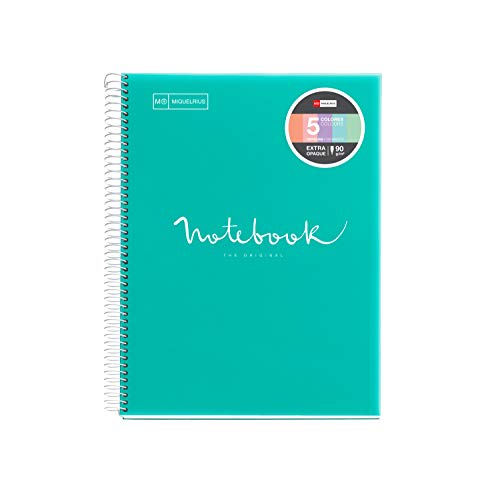 Caderno MIQUELRIUS Microperforado (A4 - Branco) MIQUELRIUS - Cadernos e bloco de notas - microperforado, a4, branco, rigido