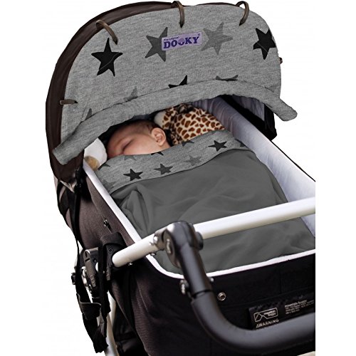 Cobertura Impermeável DOOKY X126616 (Preto) Dooky - Acessórios de carrinho de bebê - impermeável, poliéster, preto, 80x120 cm