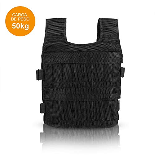 Vestes de Peso VGE BY 50Kg (Preto - Tamanho Único) VGEBY - Vestuário ponderado - preto, tamanho único, 50 kg
