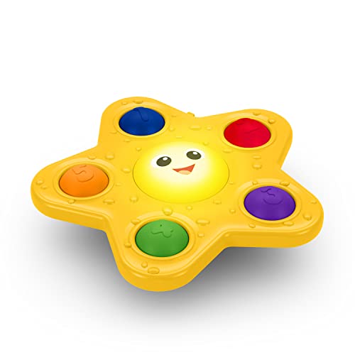 Jogo Didático BABY EINSTEIN Pop & Glow Starfish Kids2, Inc. - Brinquedos - causas, efeitos, números, cores