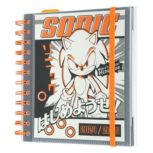 Agenda Escolar ERIK EDITORES Sonic (A5 - 2024/2025 - Diário) Grupo Erik - Calendários, organizadores e planejadores - agenda escolar, Sonic, diário, A5, 2024-2025