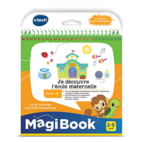 Jogo Didático VTECH Livre Je Découvre L'école Maternelle VTech - Papel de impressora e copiadora - didático, educativo, regras da escola, animais
