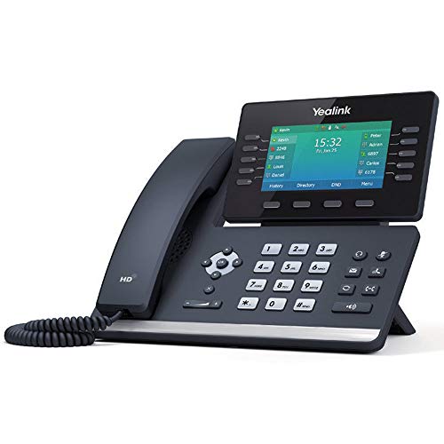 Telefone IP YEALINK SIP-T54W 10 Linhas Wi-Fi Yealink - Telefonia - telefone ip, yealink sip-t54w, 10 linhas wi-fi, tecnologia hd voice, opus, interface multi-tela