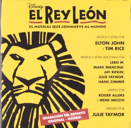 DVD El Rey León: El Musical (Edição em Espanhol) Legacy - Música e gravações de som - musical, infantil, espanhol, color