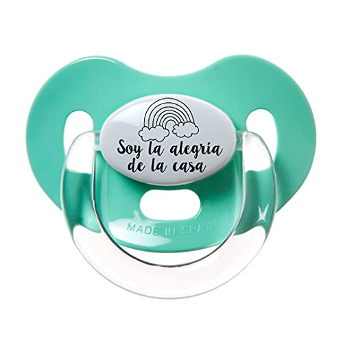 Chupeta BOANN Mint Alegría (0-6 meses - 2 Unidades) Boann - Chupetas e mordedores - frase divertida, biberão anatômico, silicone, bebés 0-6 meses