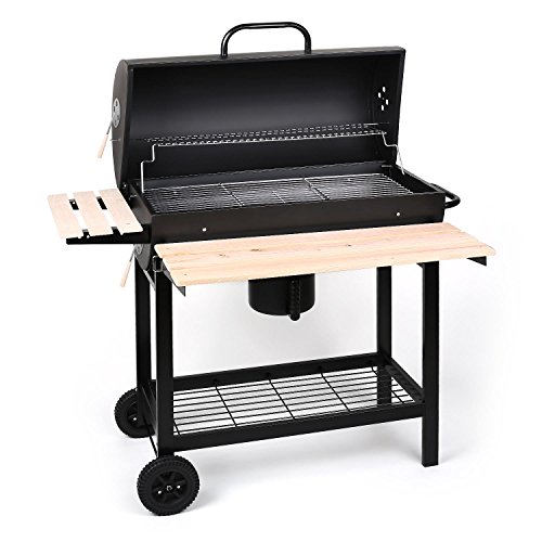 Churrasco ONECONCEPT Beefbutler (100 x 95 x 55 cm) Oneconcept - Aquecedores de pratos e travessas - 100 x 95 x 55 cm, 2 rodas, 1 asa, revestimento antiaderente