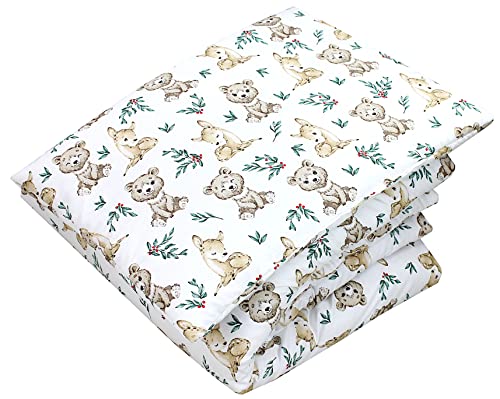 Conjunto edredão e almofada TupTam | Castanho (Roupas de cama) TupTam - Roupa de cama e cama - algodão puro, poliéster antialérgico, 135x100 cm, fácil de limpar