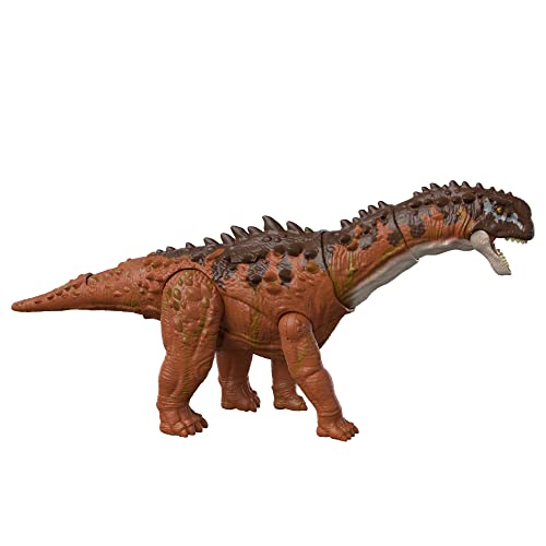 Figuras de Ação MATTEL Jurassic World Ampelosaurus (Idade Mínima Recomendada: 4 anos) Mattel - Bonecos de ação e brinquedo - figuras de ação, mattel, jurassic world, ampelosaurus, botões, pescoço