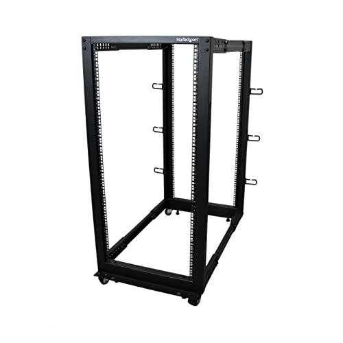 Armário Rack STARTECH.COM RK425BASV 63.4 kg 25U Preto STARTECH - Redes - 63.4 kg, 25U, preto, 30 kg