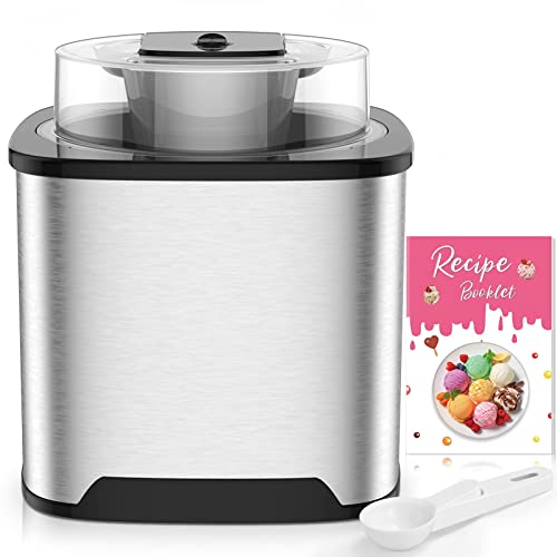 Máquina de Gelado Eléctrico 2L com Tampo de Vidro Vpcok Direct - Máquinas de fazer gelados - 2L, tampo de vidro, eléctrico