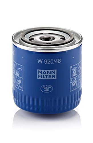 Filtro de Óleo MANN FILTER W920/48 (48 mm) MANN FILTER - Circulação de óleo do motor do veículo - filtro de óleo, mann filter, w920/48, 4,8 mm