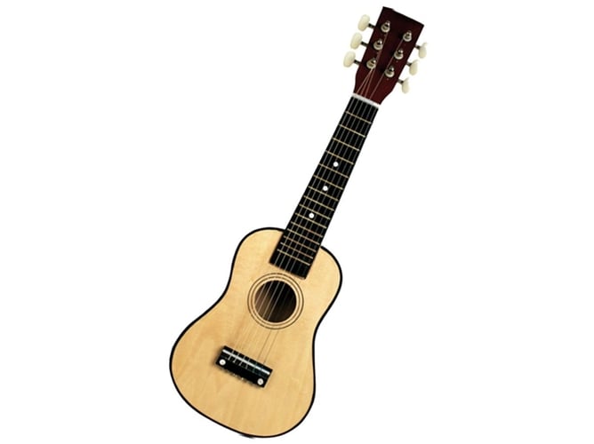 Guitarra de Brincar REIG 52 Cm (Idade Mínima Recomendada: 3 anos) REIG - Guitarras - guitarra, brincar, madeira, cordas de nylon, pegas macias