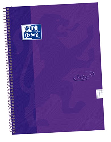 Caderno OXFORD Touch (A4 - Quadriculado - 21.6x29.7cm) Oxford - Cadernos e bloco de notas - quadriculado, a4, 21.6x29.7cm