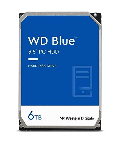 Disco HDD Interno WESTERN DIGITAL Blue (6 TB - SATA - 5400 RPM) Western Digital - Discos rígidos - 6 tb, sata, 5400 rpm