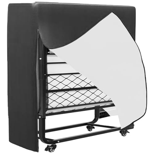 Capa de Edredão Dobrável Impermeável 84*38*107Cm Preto ZHMIZHAM ZHMIZHAM - Capas para móveis de exterior - impermeável, dobrável, 84x38x107cm