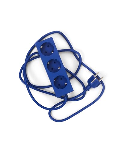 Extensão Elétrica POWER BAR (Azul - 2 m) Pedestal ApS - Fios e cabos elétricos - extensão elétrica, power bar, azul, 2m