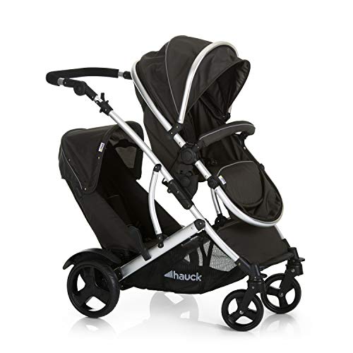 Carrinho de Bebé HAUCK Duet 2 Twin (Preto - 58 x 84 x 97 cm) Hauck - Carrinhos de bebê - twin, preto, 58x84x97 cm