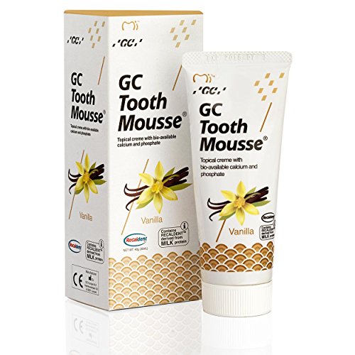 Mousse Dental VAINILLA 75 ml (Cuidado Personal) Recaldent - Pasta de dentes - mousse, dental, vainilla, 75 ml