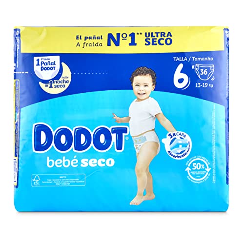 Papel Higiénico DODOT Baby Dry (Caixa de 36 Unidades) DODOT - Roupa interior - higiene infantil, absorção, conforto, 36 unidades