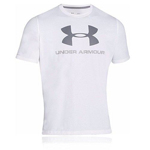T-shirt para Homem UNDER ARMOUR Cc Sportstyle Logo Branco para Corrida (L) Under Armour - Camisas e tops - homem, corrida, branco, L