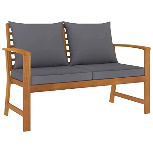 Banco para Jardim VIDAXL | Cinzento Escuro (Cama e Sofá) vidaXL - Móveis de exterior - cinzento escuro, jardim
