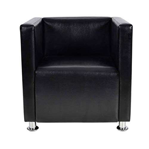 Poltrona VIDA XL (Preto - PU - 83x65x60 cm) vidaXL - Poltronas, poltronas reclináveis e poltronas-cama - preto, PU, 83x65x60 cm