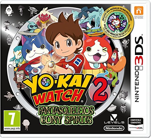 Jogo Nintendo 3DS Yo-kai Watch 2: Fantocheletti Nintendo - Software de jogos de vídeo - nintendo 3ds, yo-kai watch 2, fantochelti