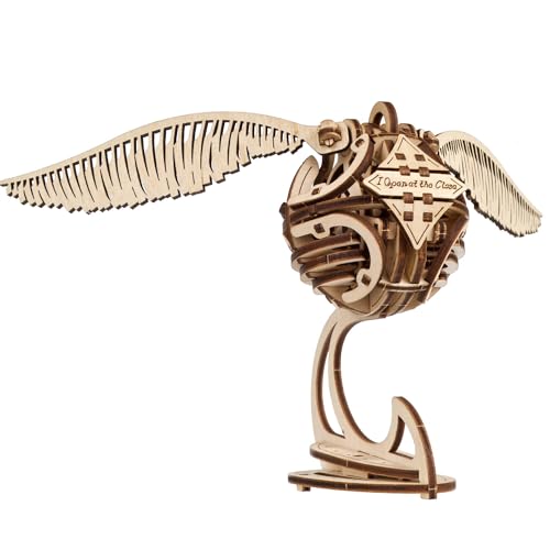 Modelo 3D UGEARS Snitch Dourado (Idade Mínima Recomendada: 14 anos) UGEARS - Quebra-cabeças - modelagem, 3D, Snitch, dourado, idade mínima