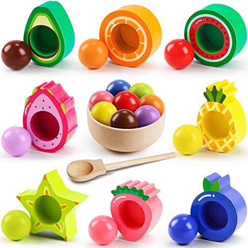 Brinquedo Educativo SEAGOAL Classificação de Cores Chen Clothes Kft. - Brinquedos - educativo, classificação de cores, 4 peças, 3 vasos