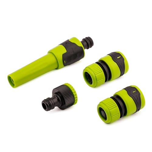 Conjunto de Rega Mivos com Conexão para Mangueira 1/2 Polegadas MIVOS - Acessórios e válvulas para mangueira de jardim - conjunto, rega, mangueira, 1/2 polegadas