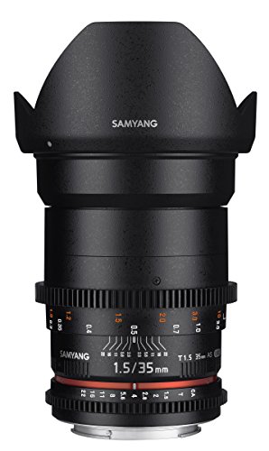 Objetiva Samyang 35mm T1.5 VDSLR II Nikon F Samyang - Lentes de câmera de vídeo - objetiva, samyang, 35mm, t1.5, vdslr ii, nikon f