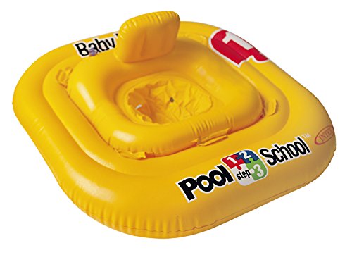 Flutuador para Bebé INTEX 4 Câmaras (Branco) INTEX - Colchões e espreguiçadeiras de piscina - 4 câmaras, vinil resistente, suporta 15 kg, kit de reparação