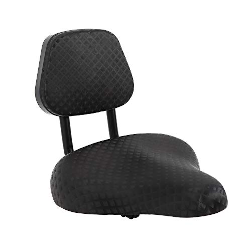Sedal Universal com Assento e Almofada de Bicicleta Aninze - Peças para bicicletas - poliuretano, preto, 1,2 kg, 25x25 cm