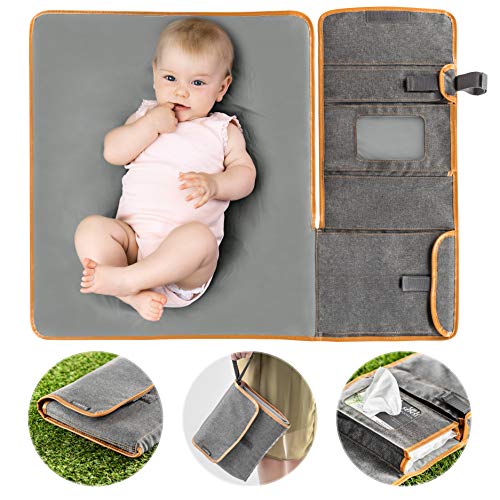 Zamboo Changing Pad Travel Set Cinzento Zamboo - Móveis para bebês e crianças pequenas - travel set, cinzento