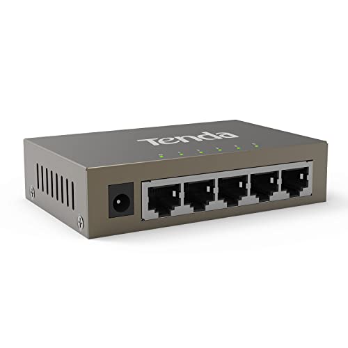 Tenda Teg1005D Switch de Rede 5 Portas Gigabit Ethernet Tenda - Concentradores e comutadores - Switch, rede, 5 portas, gigabit ethernet