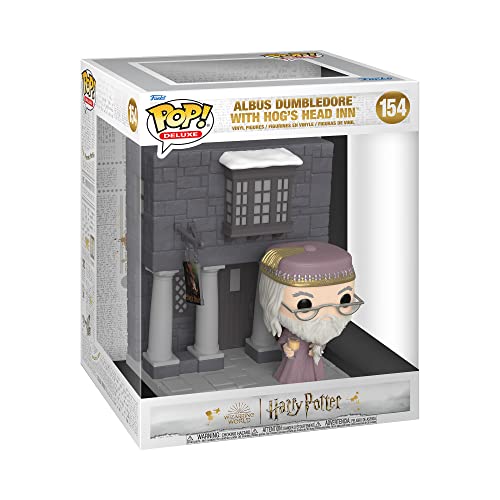 Figura FUNKO POP! Deluxe: HP Hogsmeade - Hog's Head with Dumbledore Funko - Bonecos de ação e brinquedo - 