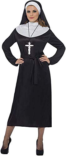 Fato de Mulher DISFRAZZES Freira Preto (Tam: S) Costume Complet - Fantasias - s, mulher, preto, poliéster