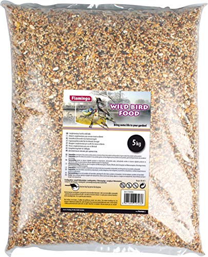 Comida para Aves FLAMINGO (5 kg - Seca) Générique - Ração para cães - cereais, legumes, equilíbrio nutricional, pombos, passarinhos