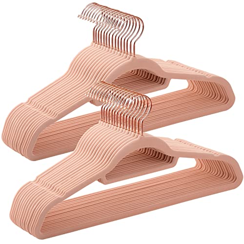 Varão de Pelúcia SONGMICS Rosa (43.5 x 1.8 x 0.6 cm) SONGMICS - Cabides - Pelúcia, rosa, 43.5 x 1.8 x 0.6 cm