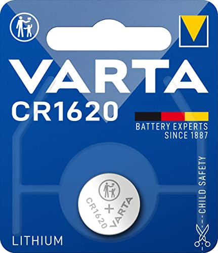 Pilha Não Recarregável VARTA CR 1620 (3 V) Varta - Baterias - 3 V, 160 mAh, litio, não-recarregável