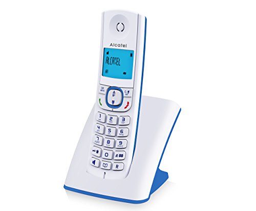 Telefone sem fio ALCATEL F530 Preto, Azul ALCATEL - Telefonia - telefone sem fio, dect, preto, azul, 17 teclas