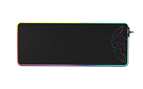 Tapete de Rato NOX KROM Knout Xl Rgb Preto Krom - Tapetes de rato - rgb, preto, knout xl