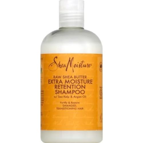 Champô SHEAMOISTURIA Raw Shea Butter Extra Moisture Retention (379 ml) SHEA MOISTURE - Shampoo & condicionador - raw shea butter, argan oil, moisturizing, dry hair, damaged hair