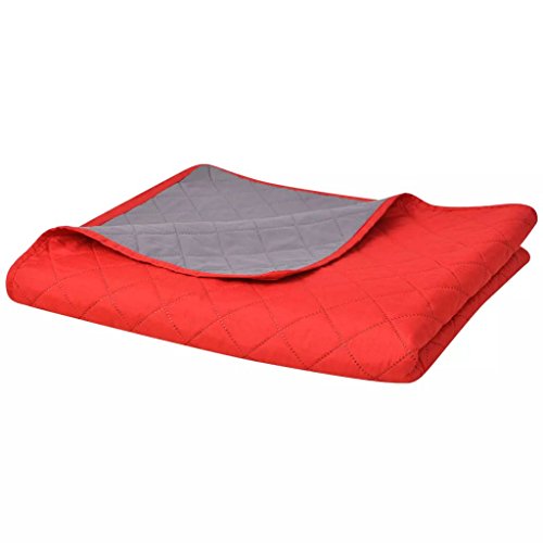 Sobre Colchão VidaXL | Cinzento, Vermelho (Puericultura - Dormir) vidaXL - Roupa de cama e cama - cinzento, vermelho, puericultura