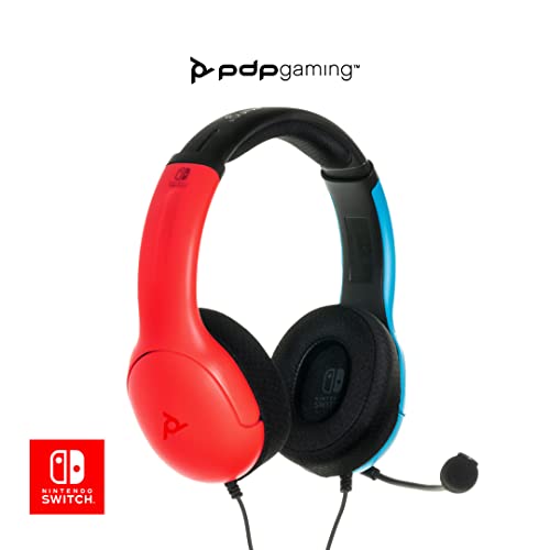 Auscultadores Gaming com Fio PDP Lvl50 (Nintendo Switch - Microfone - Preto) PDP - Fones de ouvido e headsets - gaming, fio, microfone, preto