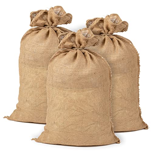 Saco para Patatas LA CORDELINE Conjunto de 3 Bolsas La Cordeline - Sacos de armazenamento de alimentos - conjunto, 3 bolsas, saco arpillera natural, resistente, costuras reforzadas, frutas
