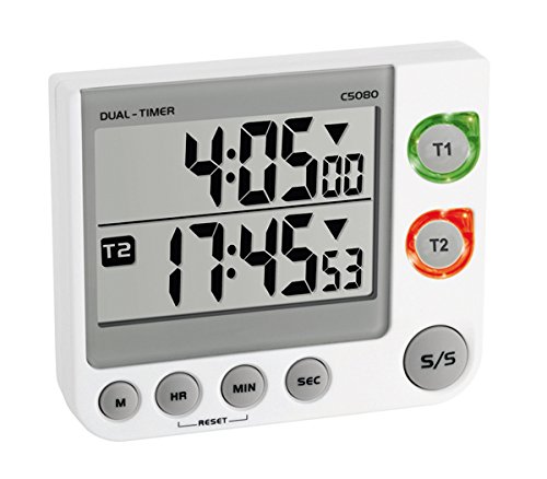 Temporizador para Cozinha TFA-DOSTMANN 38.2025 (Branco) TFA - Temporizadores de cozinha - visor digital, alarme acústico, contagem decrescente, ajuste hora